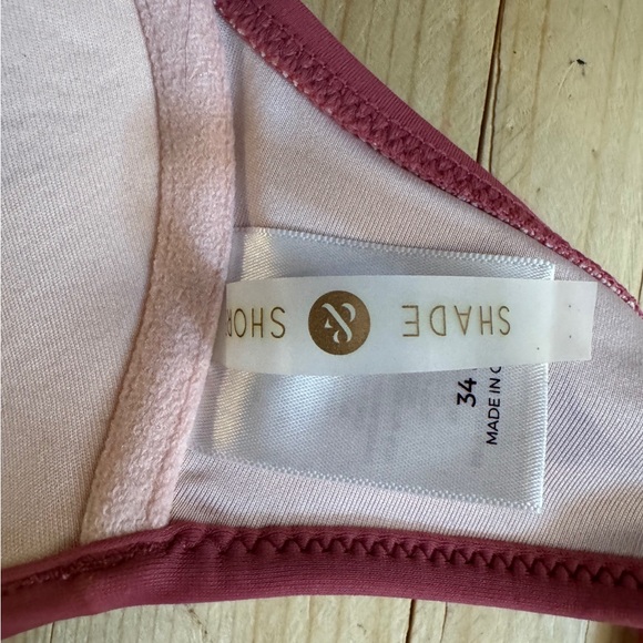 Shade & Shore .Crochet Lace Swim Top in Mauve. 34B. Great Condition - Picture 5 of 5